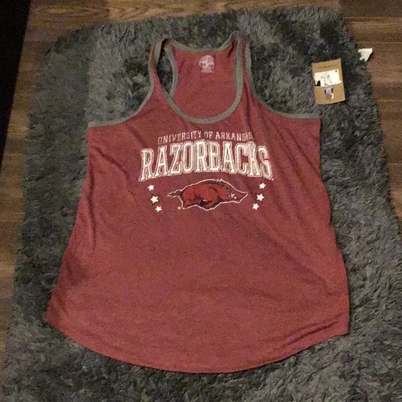 Ladies University Of Arkansas Razorback size M 8-10 Razorback tank top. - Picture 11 of 11